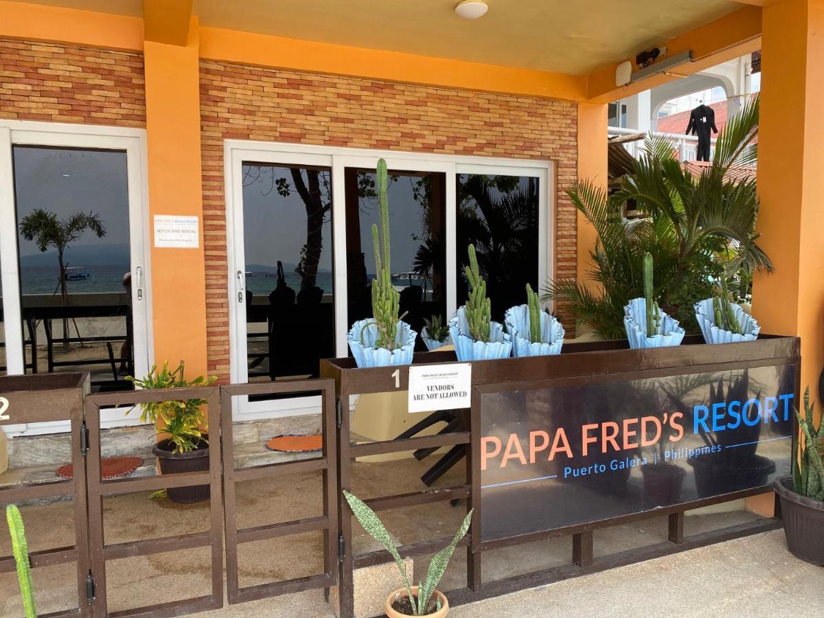 Papa Freds Beach Resort Puerto Galera Bagian luar foto