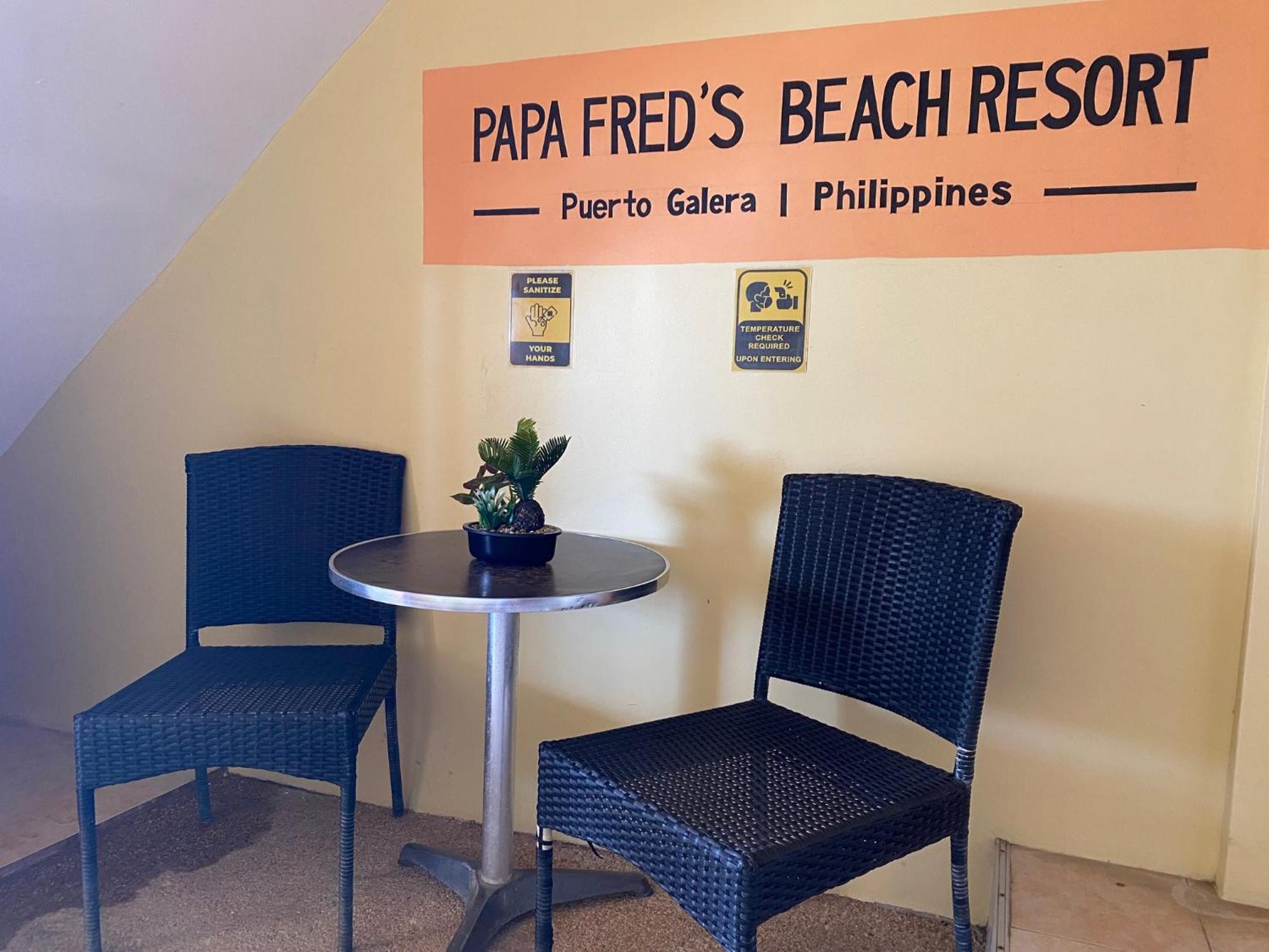 Papa Freds Beach Resort Puerto Galera Bagian luar foto