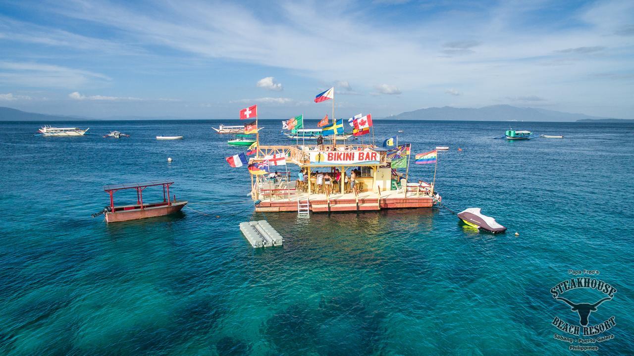 Papa Freds Beach Resort Puerto Galera Bagian luar foto